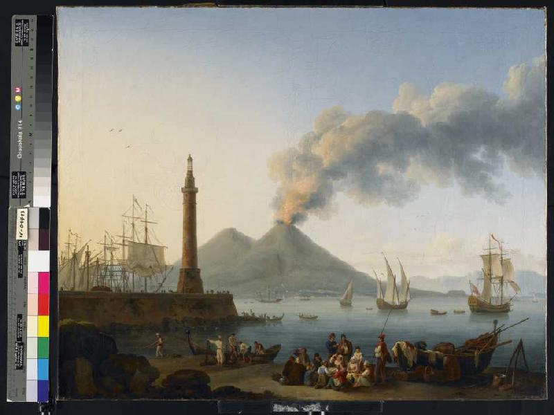 Hafen von Neapel van Jacob Philipp Hackert