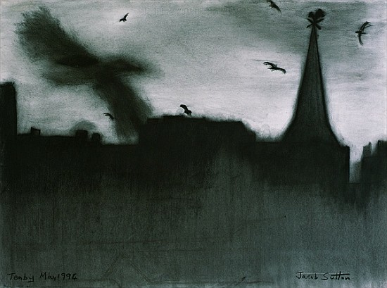 Tenby, 1994 (charcoal on paper)  van Jacob  Sutton