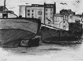 Tenby, 1994 (charcoal on paper) 