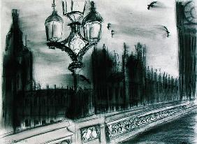 Westminster Birds, 1994 (charcoal on paper) 