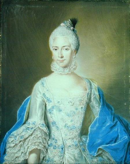 Portrait of Joanna Florentine Muhl van Jacob Wessel