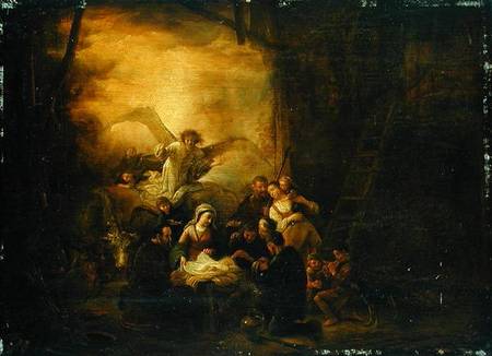 The Adoration of the Shepherds van Jacob Willemsz de Wet or Wett