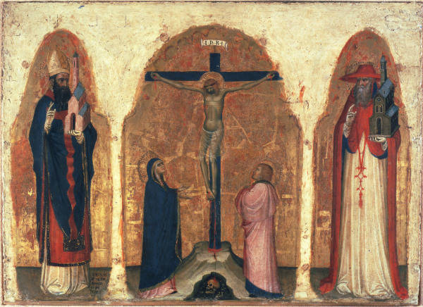 Alberegno, Christus am Kreuz u.a. van Jacopo Alberegno