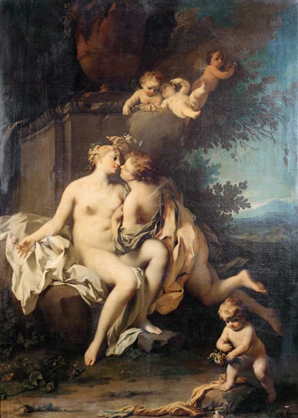 Cupid and Psyche van Jacopo Amigoni