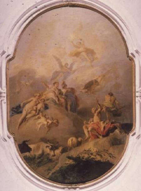 Judgement of Paris van Jacopo Amigoni