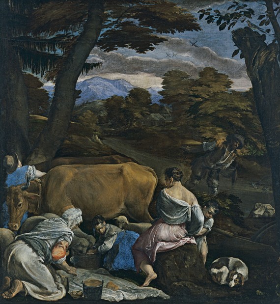 The Parable of the Sower van Jacopo Bassano
