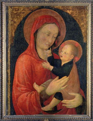 Madonna and Child (tempera on panel) van Jacopo Bellini