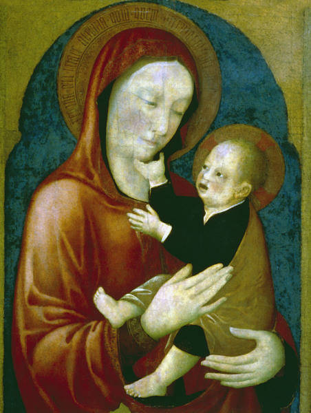 Jacopo Bellini, Maria mit Kind / Venedig van Jacopo Bellini