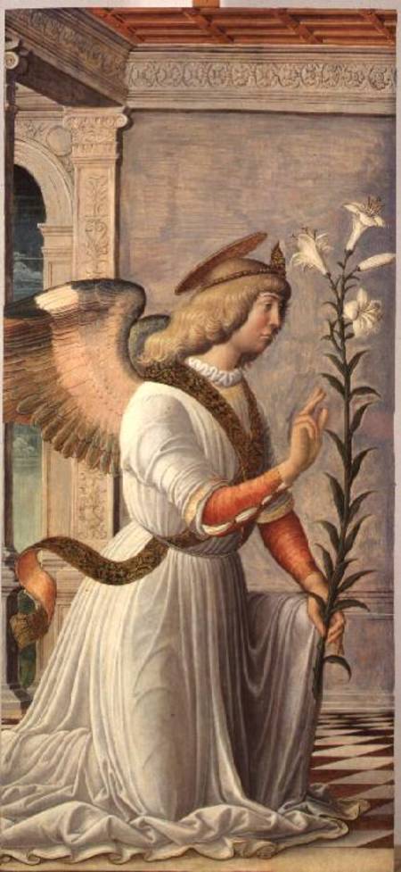 The Archangel Gabriel (panel) van Jacopo da Montagnana