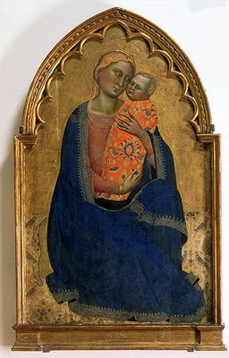 Madonna of Humility (tempera on panel) van Jacopo di Cione Orcagna