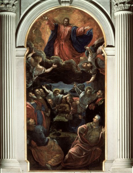 Ascension of Christ / Tintoretto School van Jacopo Robusti Tintoretto