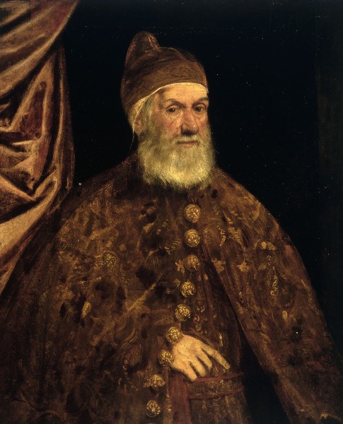 Girolamo Priuli / Paint.by Tintoretto van Jacopo Robusti Tintoretto