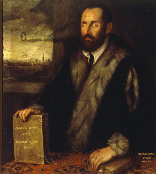 Luigi Groto / Ptg.by Tintoretto / C16th van Jacopo Robusti Tintoretto