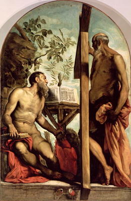 St. Andrew and St. Jerome van Jacopo Robusti Tintoretto