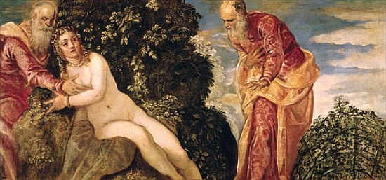 Susanna and the Elders van Jacopo Robusti Tintoretto