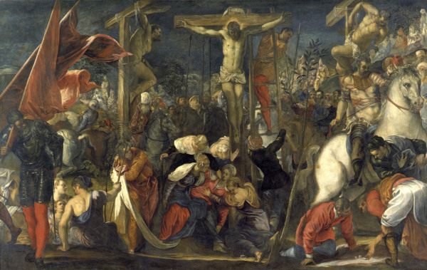 The Crucifixion / Tintoretto / 1554 van Jacopo Robusti Tintoretto