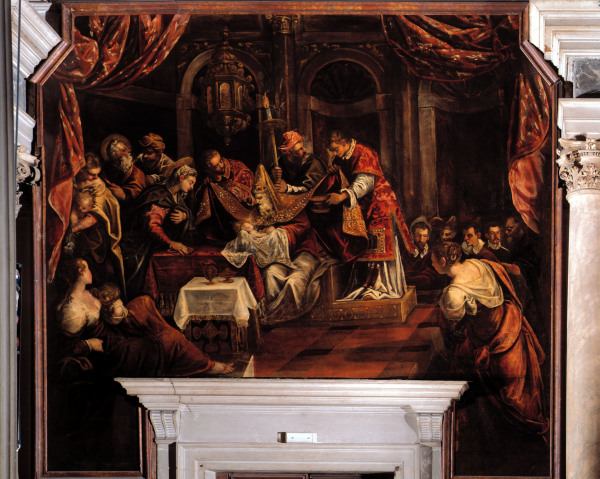 Tintoretto / Cicumcision of Christ van Jacopo Robusti Tintoretto