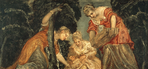 Tintoretto / Finding of Moses van Jacopo Robusti Tintoretto