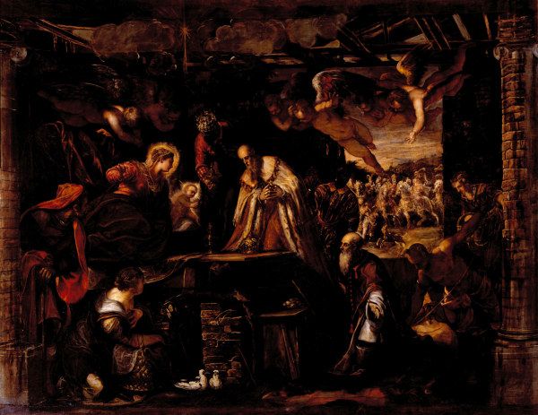 Tintoretto, Adoration of Kings van Jacopo Robusti Tintoretto