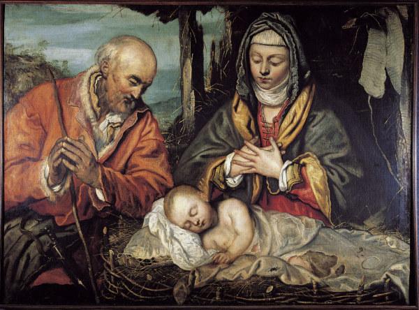 Tintoretto, Anbetung des Kindes van Jacopo Robusti Tintoretto