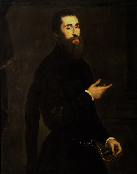 Tintoretto, Bildnis eines Edelmannes van Jacopo Robusti Tintoretto