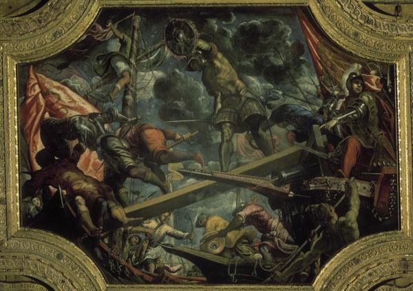 Tintoretto, Conquest of Riva 1440 van Jacopo Robusti Tintoretto