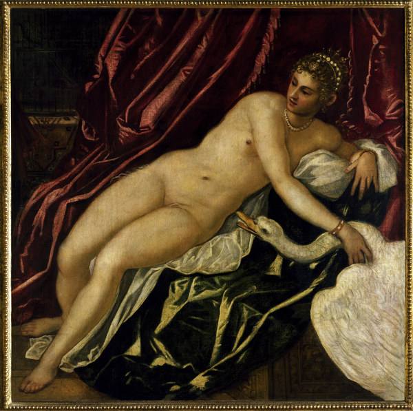 Tintoretto, Leda and the Swan van Jacopo Robusti Tintoretto