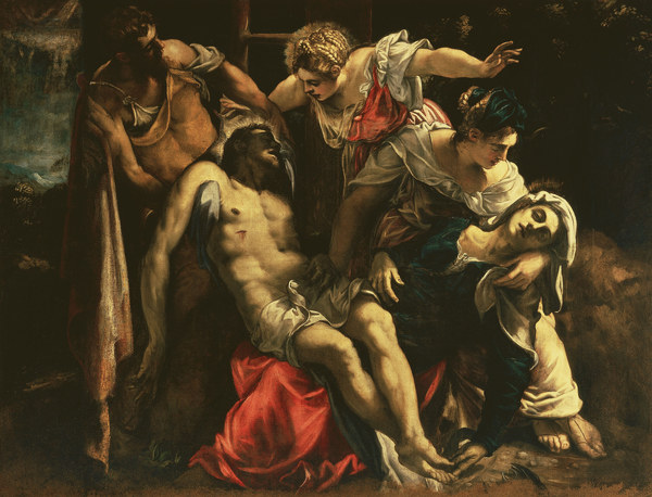Tintoretto/Deposition from the Cross van Jacopo Robusti Tintoretto