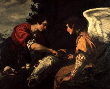 Tobias and the Archangel Raphael van Jacopo Vignali