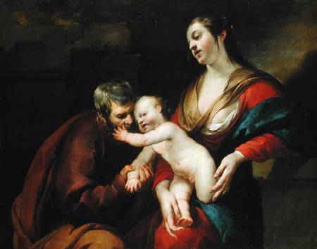 The Holy Family van Jacques Blanchard