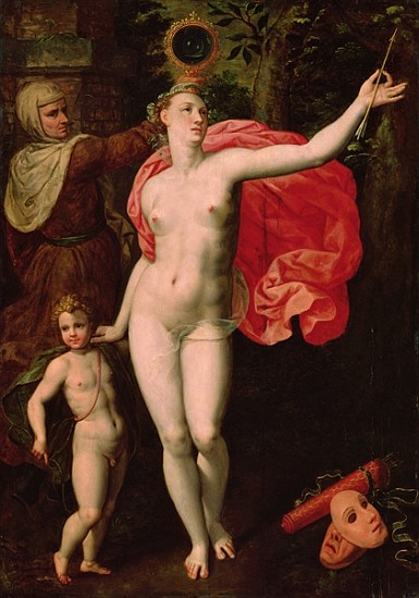 Venus and Cupid, Allegory of the Truth van Jacques de Backer