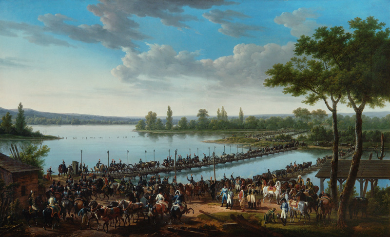 Napoleon before the Battle of Wagram, 6th July 1809 van Jacques Francois Joseph Swebach