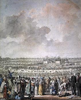 The Festival of the Federation at the Champ de Mars, 14 July 1790