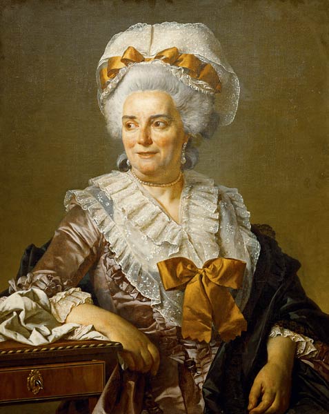 Madame Pécoul, die Schwiegermutter des Künstlers. van Jacques Louis David
