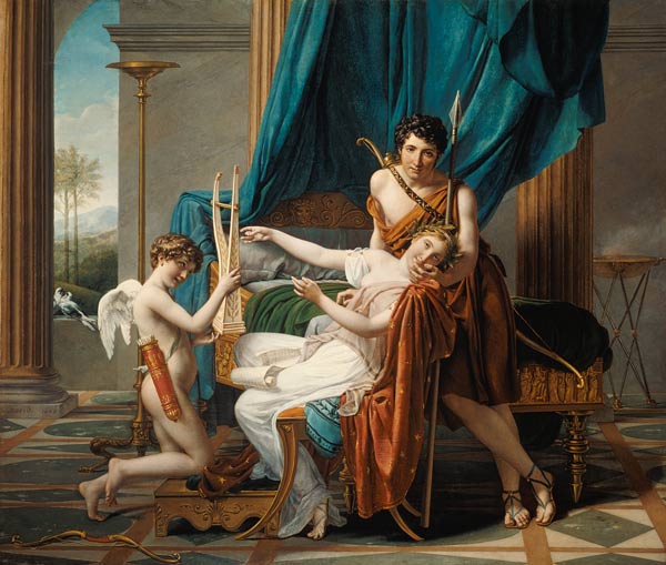 Sappho und Phaon van Jacques Louis David