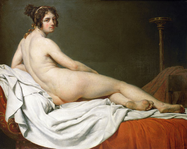 Reclining Nude van Jacques Louis David