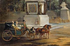 The Entrance to the Tuileries from the Place Louis XV in Paris, c.1775 (detail of 209920)