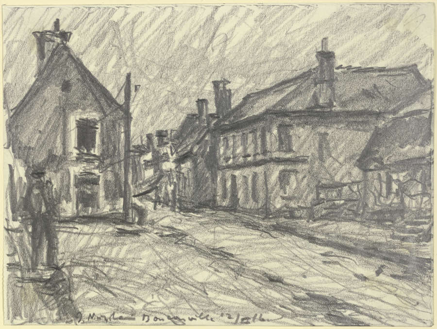 Street in Bouconville van Jakob Nussbaum