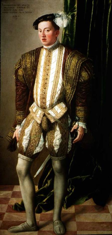 Archduke Ferdinand of Tirol (1529-95), son of the Holy Roman Emperor Ferdinand I (1503-64) van Jakob Seisenegger