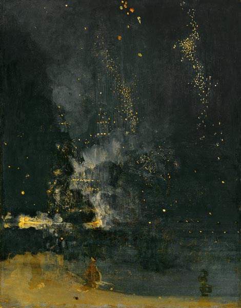 Nocturne in Black and Gold, the Falling Rocket van James Abbott McNeill Whistler