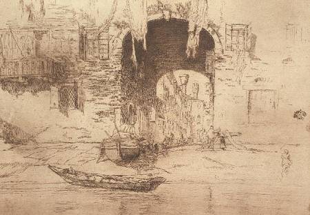 San Biagio, Venice van James Abbott McNeill Whistler