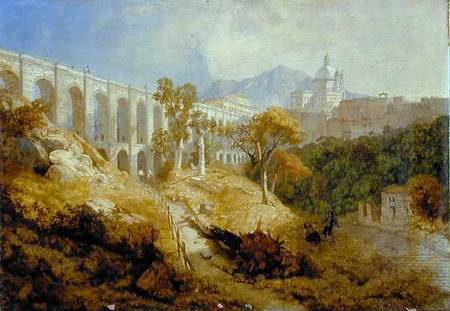 The Aqueduct at Arricia, Near Rome van James Baker Pyne