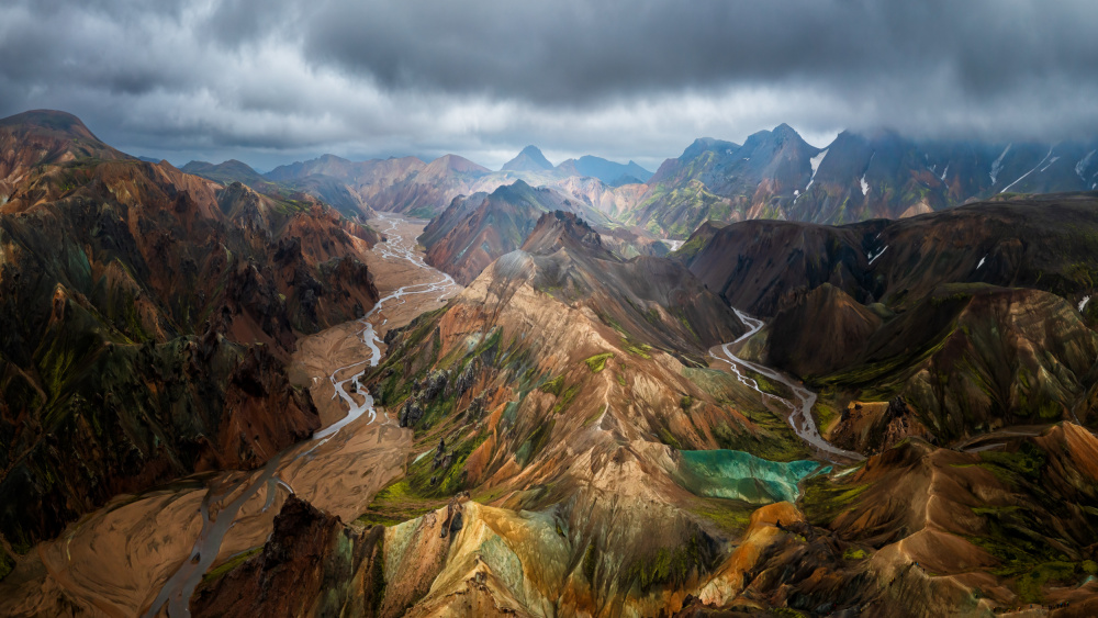 Iceland Landscape van James Bian
