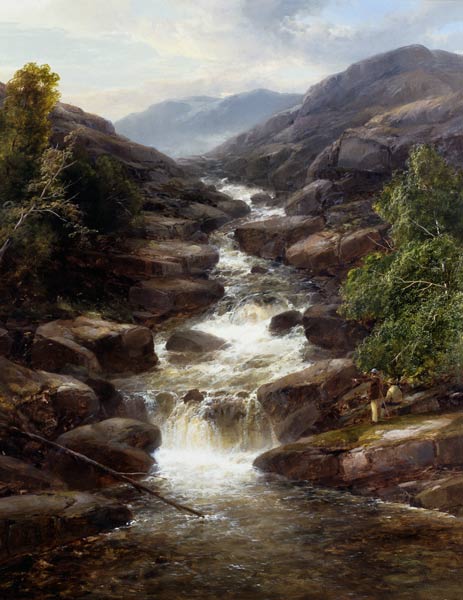 Upper Falls, Aberfeldy van James Burrell Smith