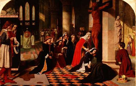 The Renunciation of Queen Elizabeth of Hungary van James Collinson