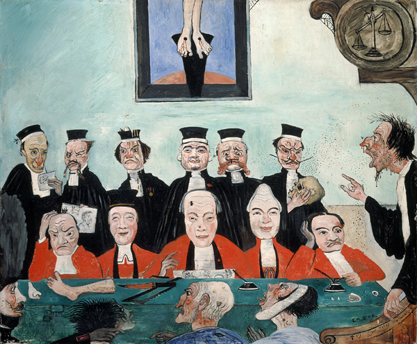 Les bons juges (Good Judges) van James Ensor