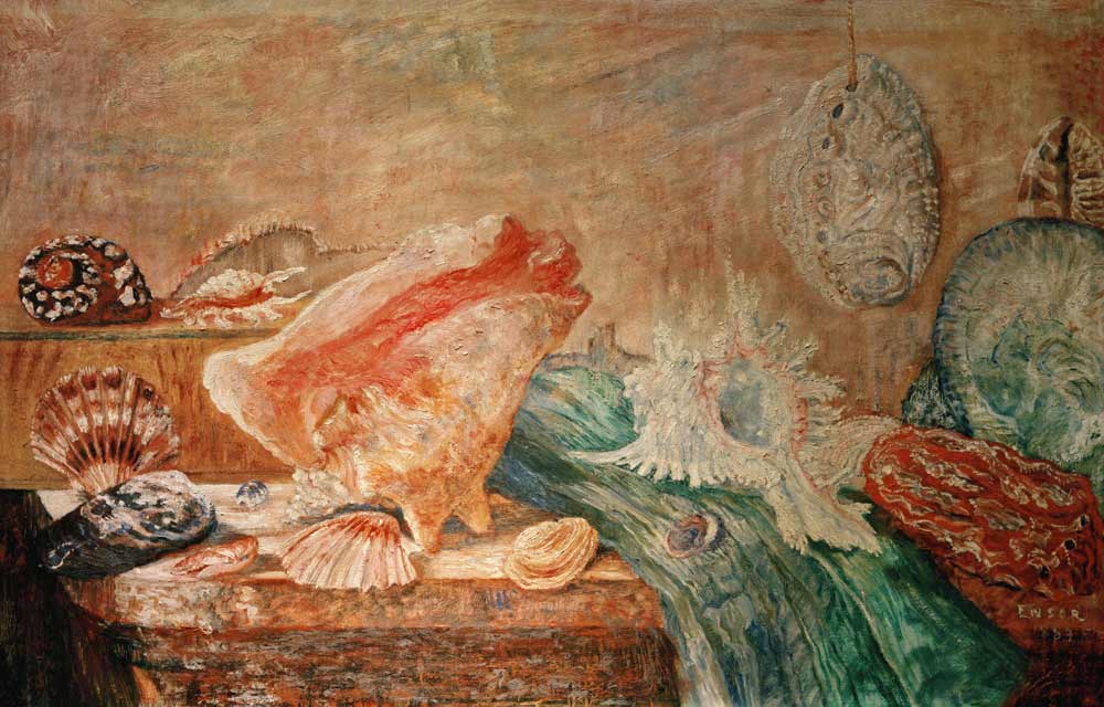 Shells and Shellfish, 1889 van James Ensor