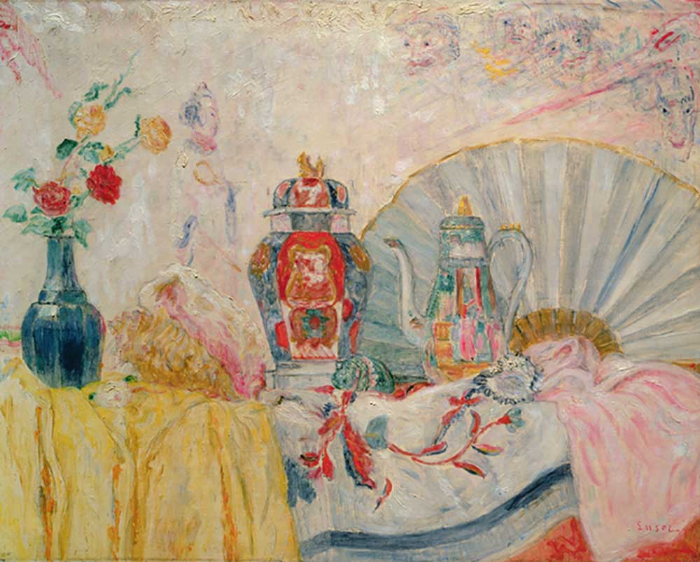 Still Life with Chinese Pottery, 1929 van James Ensor