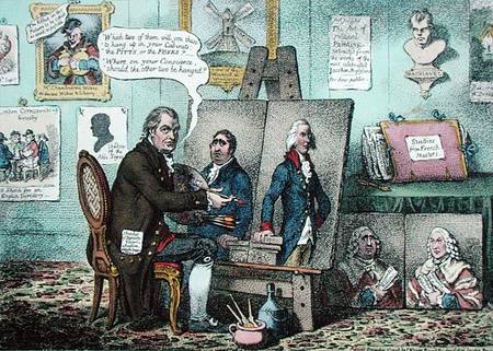 Two Pairs of Portraits, Presented to all the Unbiased Electors of Great Britain, by John Horne Tooke van James Gillray