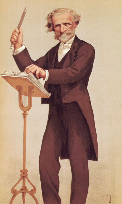 Giuseppe Verdi (cartoon) van James Jacques Tissot